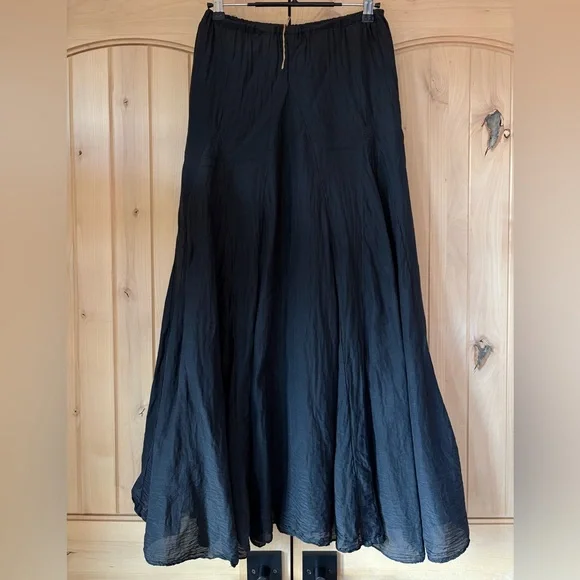 CP Shades Lily Cotton Silk Maxi Skirt - Picture 2 of 16